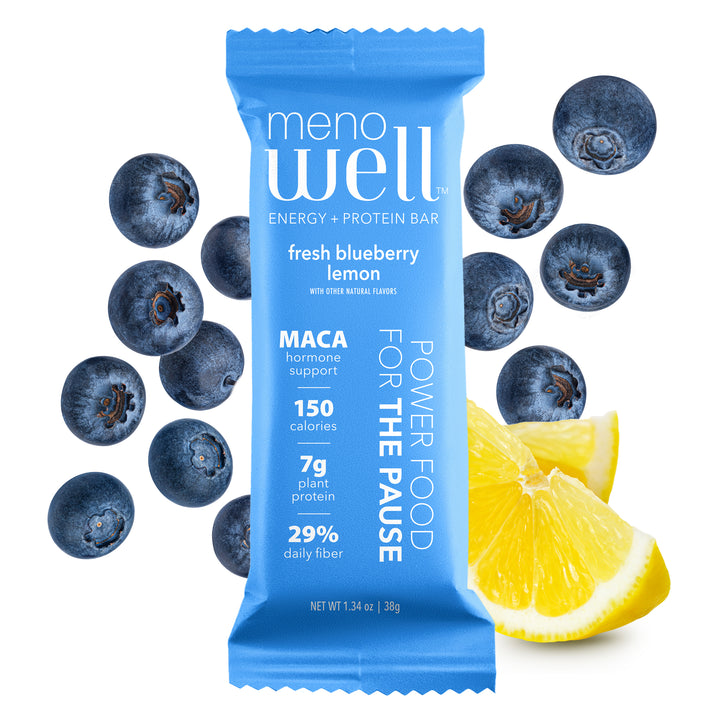 MenoWell Menopause Bars - Fresh Blueberry Lemon